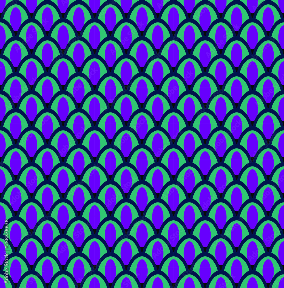 Fototapeta premium Bright seamless pattern