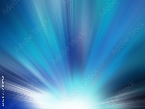 Starburst Blue Light Beam Abstract Background