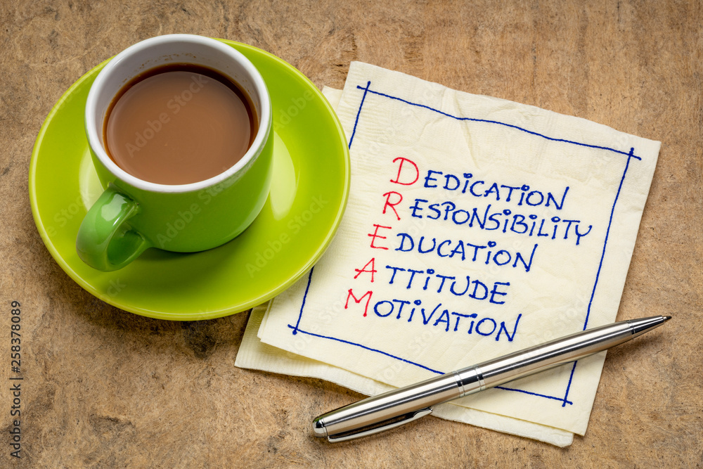 dedication, responsibility, education concept dedication, responsibility, education concept