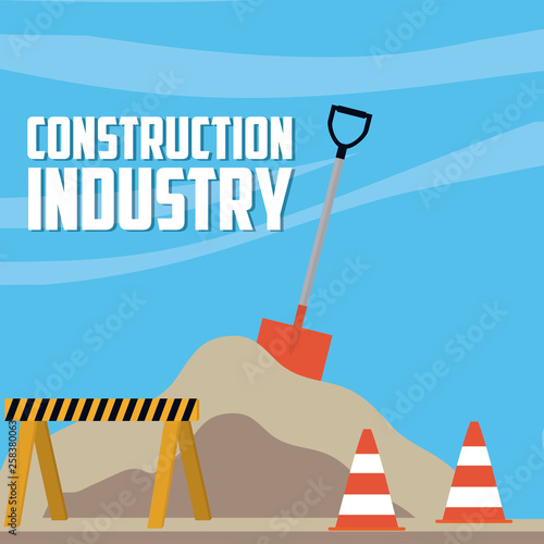 Construction industry concept