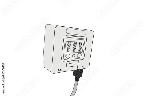 DSL Splitter Internet