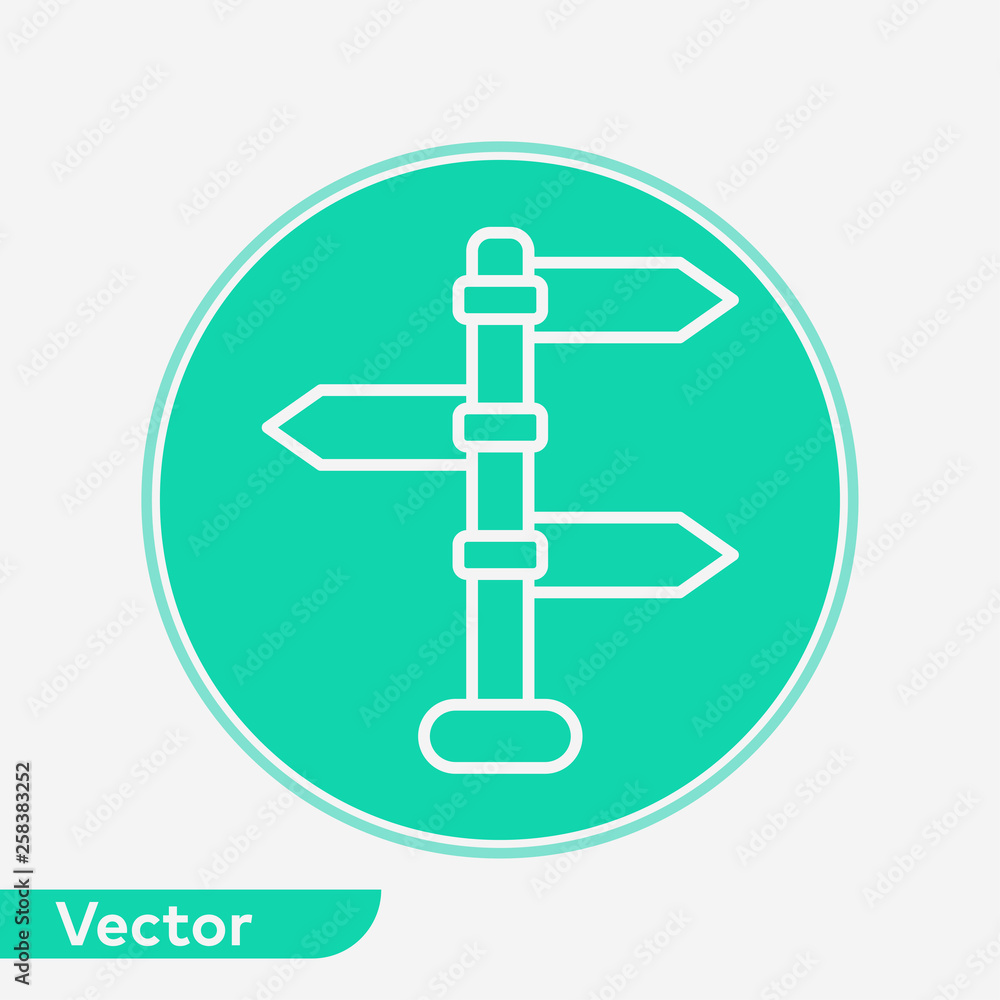 Direction vector icon sign symbol Direction vector icon sign symbol