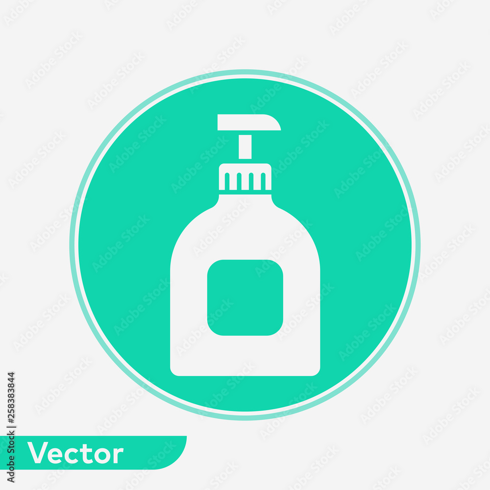 Hand cream vector icon sign symbol Hand cream vector icon sign symbol