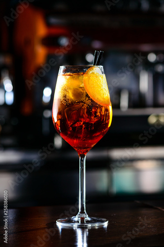 Classic Italian Aperol Spritz cocktail