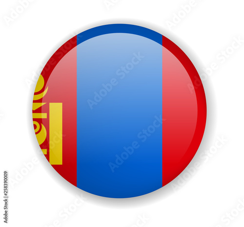 Mongolia flag round bright icon on a white background Free Download Mongolia flag round bright icon on a white background - GFXLoad