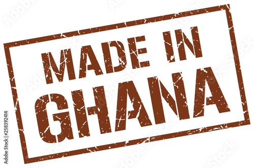 made in Ghana stamp