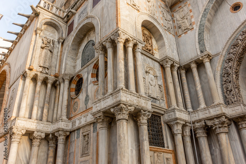 Italy, Venice, Basilica of San Marco, view and details