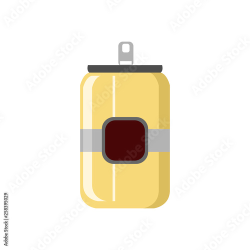 Beer Can Vector Icon Illustration