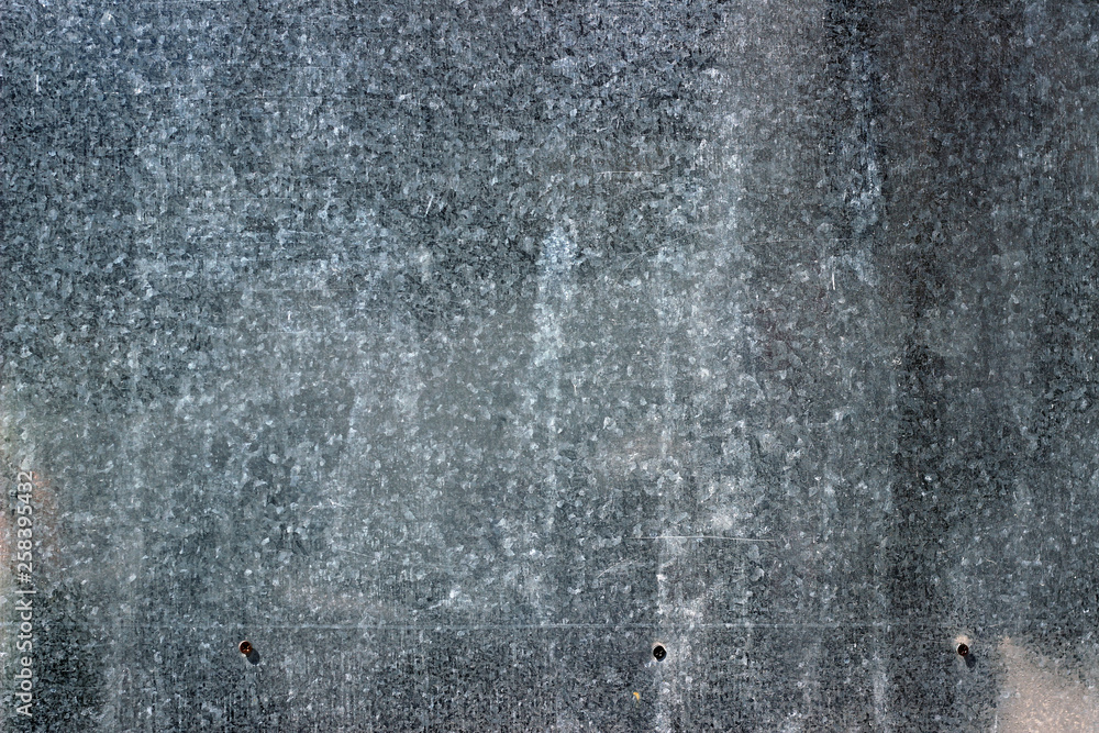 Fototapeta premium Galvanized steel sheet detail weathered uneven