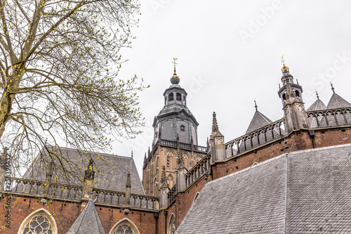 The Saint Walburgis or Walburg church in the center of Zutphen in Gelderland in the Netheralnds photo