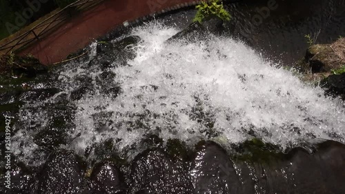 Wasserfall im ParkRibeira dos Caldeiroes photo