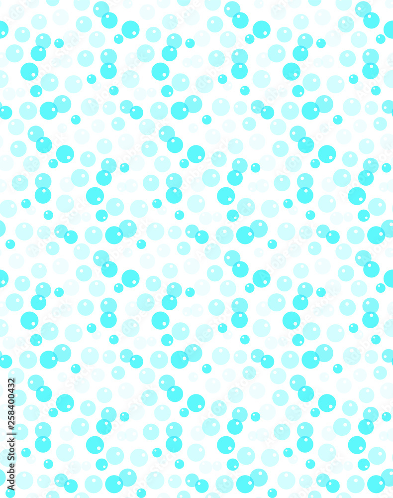Bubbles seamless pattern