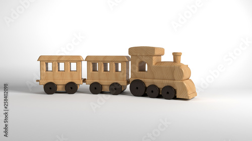 Tren de madera photo
