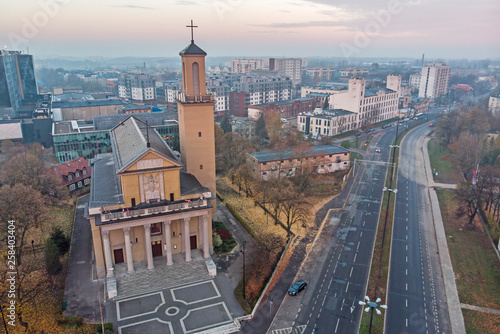 The city of Lodz  Poland 