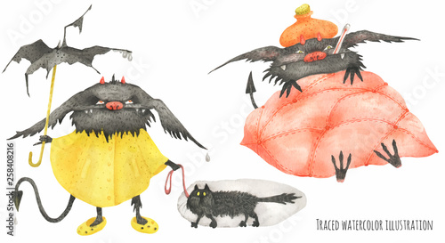 The Little Furry Devils after raining