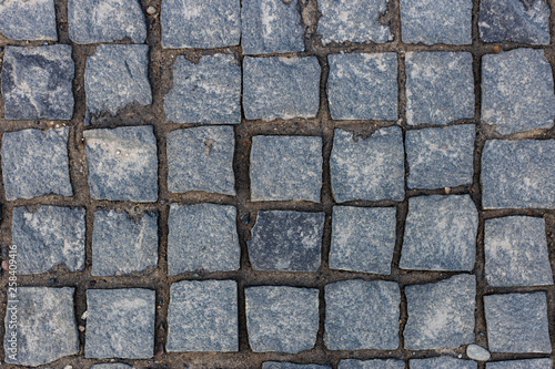texture of old paving tiles