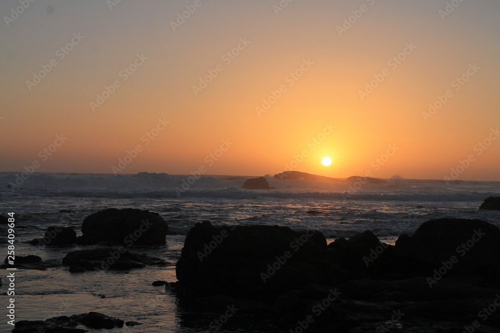 Obraz premium Sunset on the sea