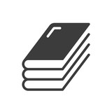 Books vector icon in modern flat style isolated. Books can support is good for your web design.
