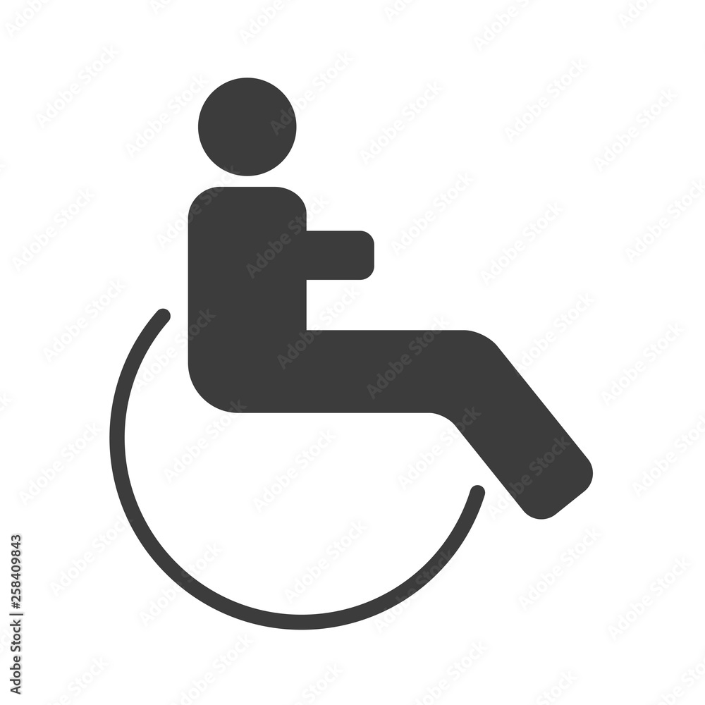 Wheelchair vector icon in modern flat style isolated. Wheelchair can support is good for your web design. Wheelchair vector icon in modern flat style isolated. Wheelchair can support is good for your web design.