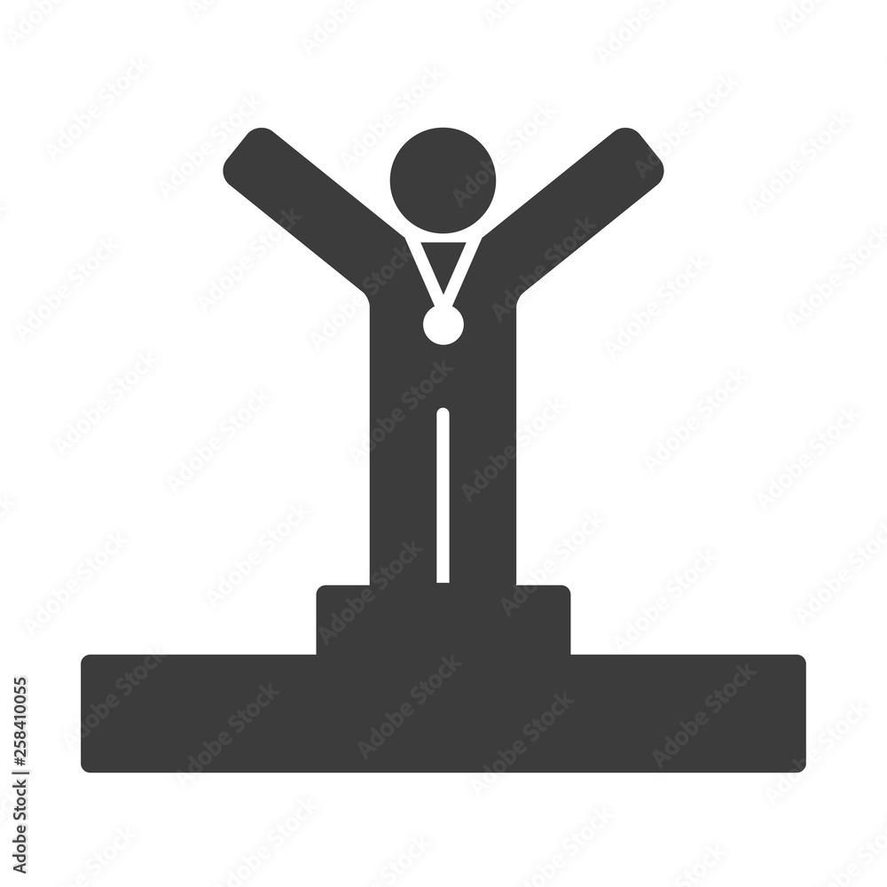 Winner vector icon in modern flat style isolated. Winner can support is good for your web design. Winner vector icon in modern flat style isolated. Winner can support is good for your web design.