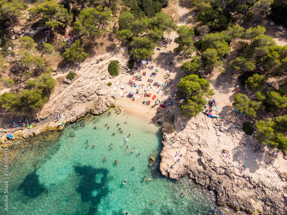 Spain, Mallorca, Palma de Mallorca, Aerial view of Calvia region, El Toro, Portals Vells Spain, Mallorca, Palma de Mallorca, Aerial view of Calvia region, El Toro, Portals Vells