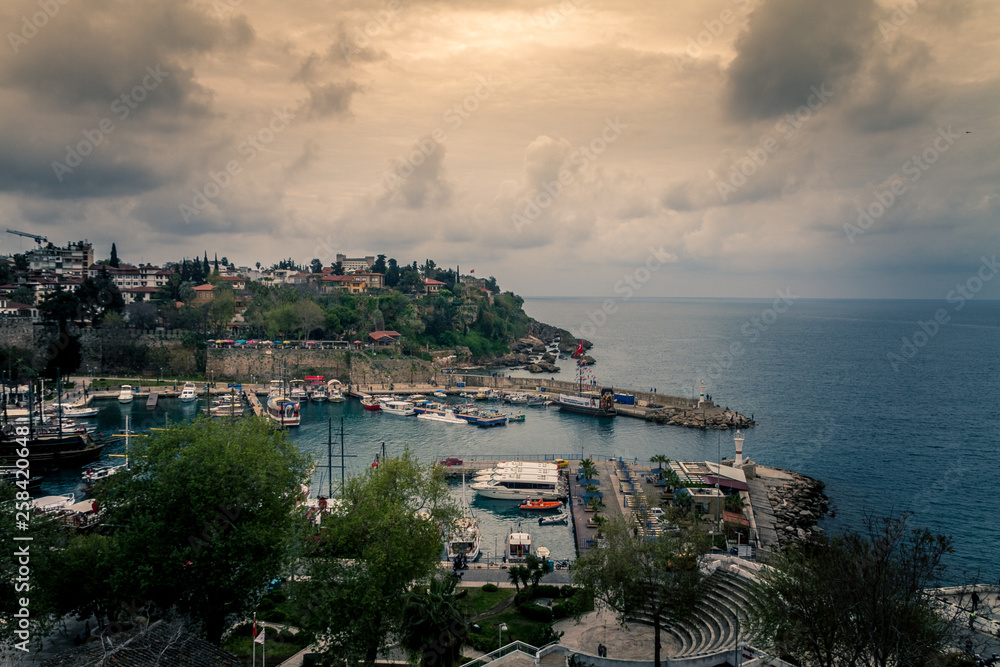 cloudy day in Antalya