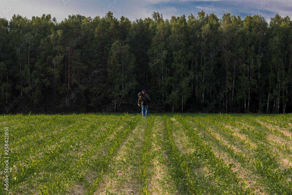 In the field In the field