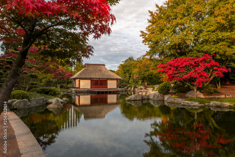 Germany, Hamburg, Japanese Garden at PLanten un Blomen Germany, Hamburg, Japanese Garden at PLanten un Blomen
