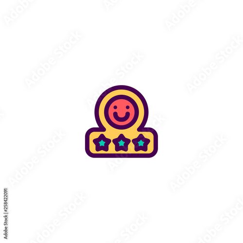 Rate icon design. e-commerce icon vector design