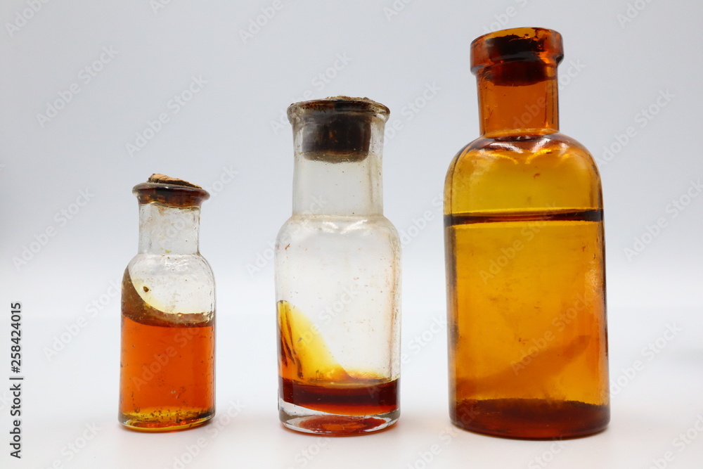 Antique Medicine Bottles, 1800s Victorian Era Antique Medicine Bottles, 1800s Victorian Era