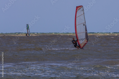 Windsurf passion in Vieste beach