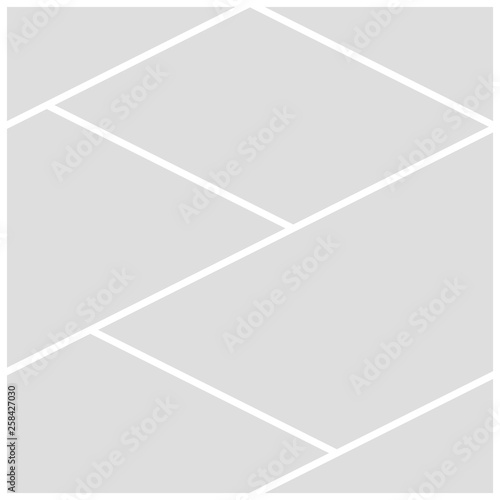 Gray mood board template on white background