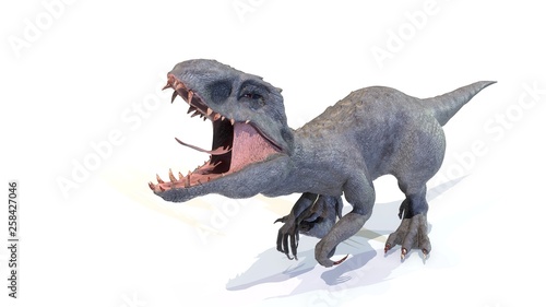indominus rex walk of backgorund, 3d render © racksuz