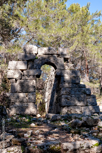 Ruins of Phaselis in Turkey