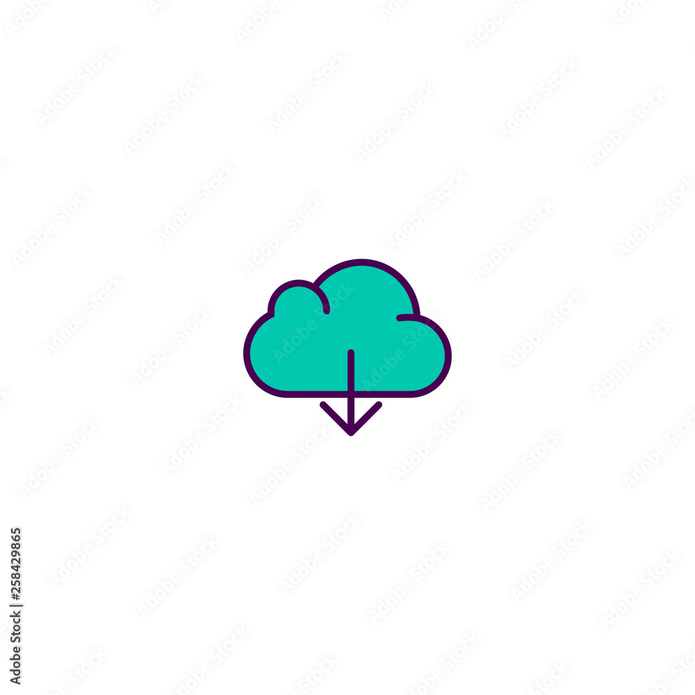 Cloud Computing icon design. Essential icon vector design Cloud Computing icon design. Essential icon vector design