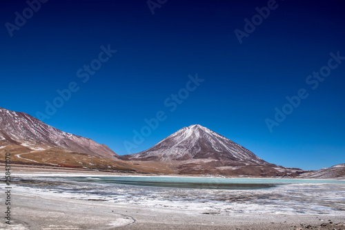Licancabur volcano in the Atacama Desert, seen from Bolivia