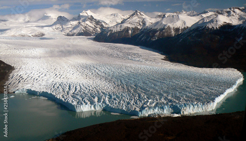 Photography Aerial view of the Perito Moreno glacier, Santa Cruz, Patagonia Argentina