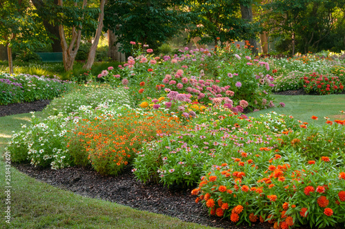 Blooming Garden in the Dallas Arboretum