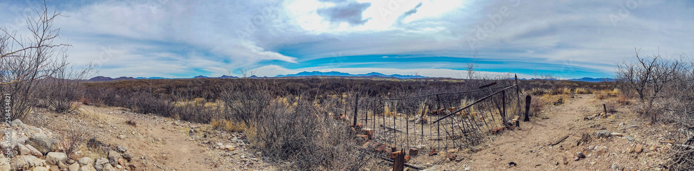 Panoramic Landscape Cemetery in Arizona Panoramic Landscape Cemetery in Arizona