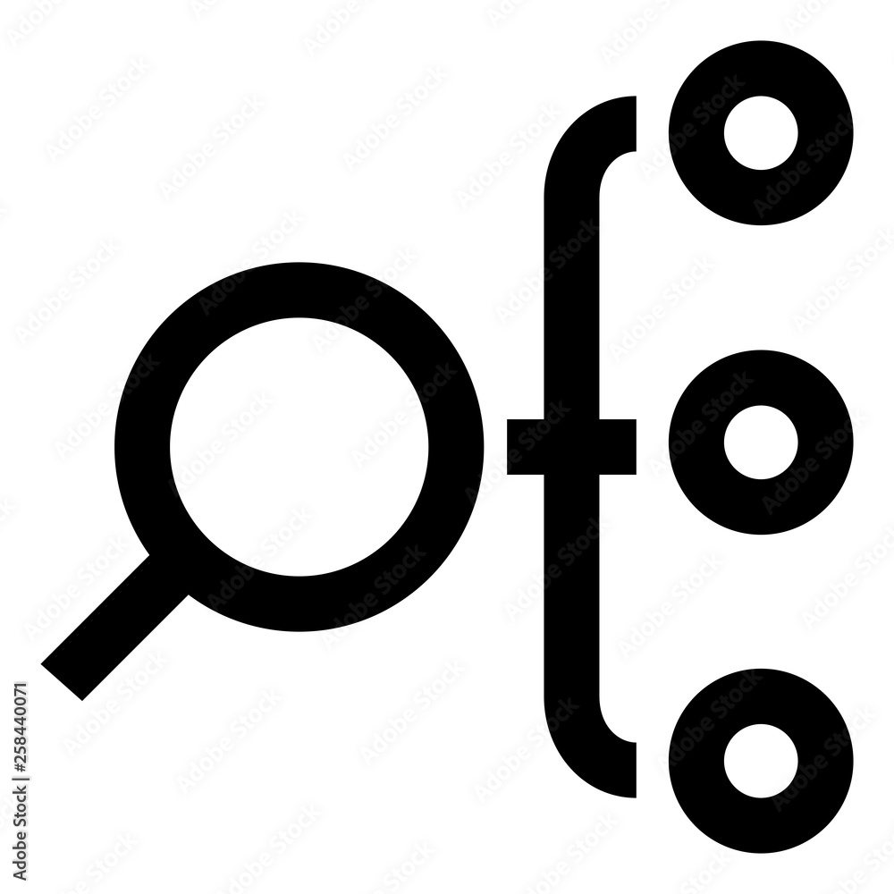 Bulk Search Vector Icon Bulk Search Vector Icon