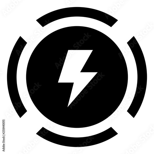 Shock Lightning Voltage Warning Icon