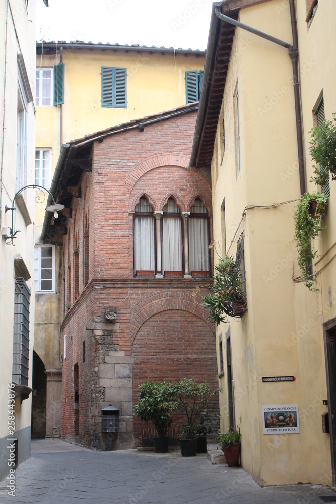 Italian piazza street 