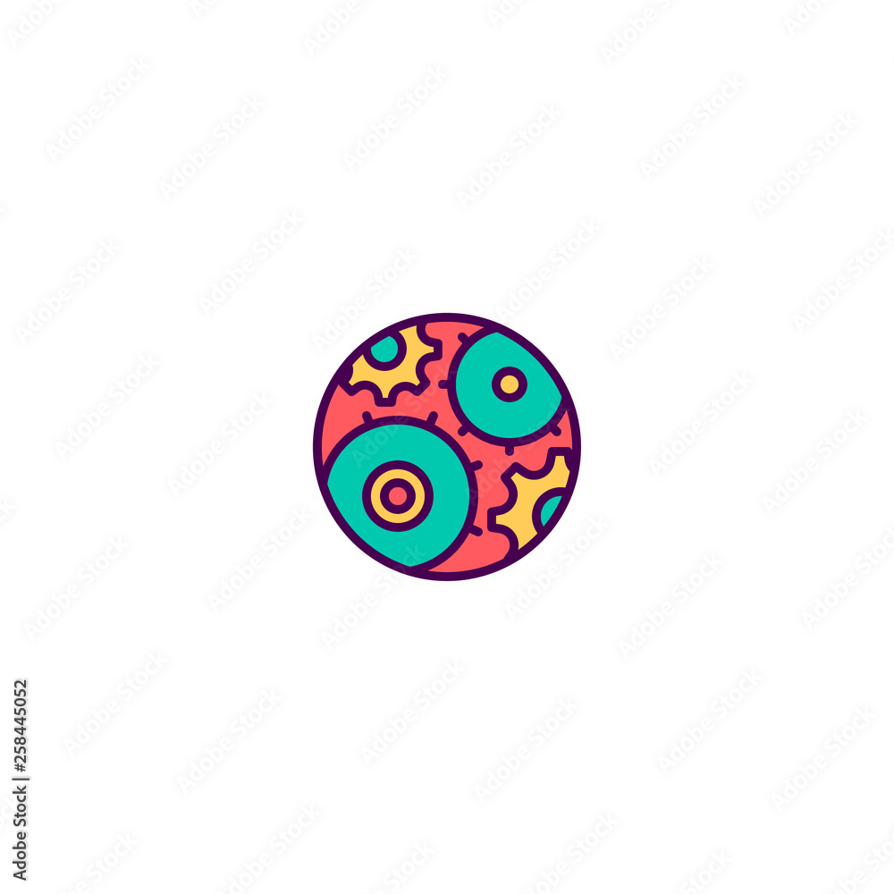 Settings icon design. Essential icon vector design Settings icon design. Essential icon vector design