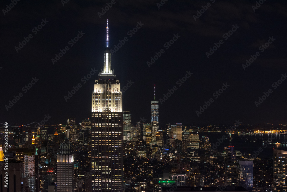 Fototapeta premium ニューヨークの夜景