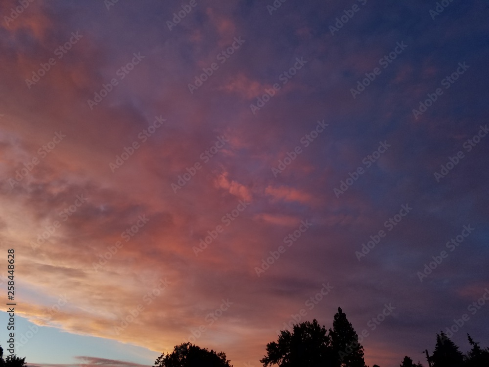 Obraz premium Beautiful sunset