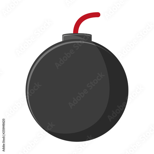 Bomb explosive round symbol