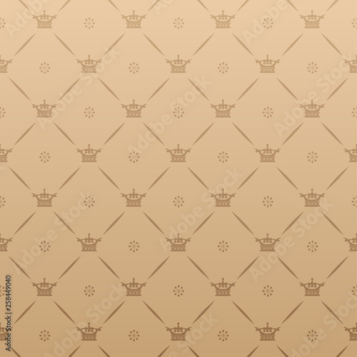 Decorative background wallpaper in retro style. Vector image