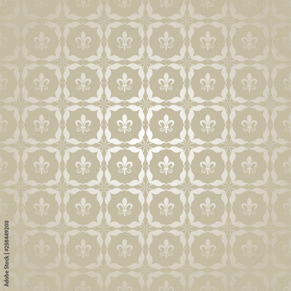 Fototapeta premium Silver wallpaper pattern