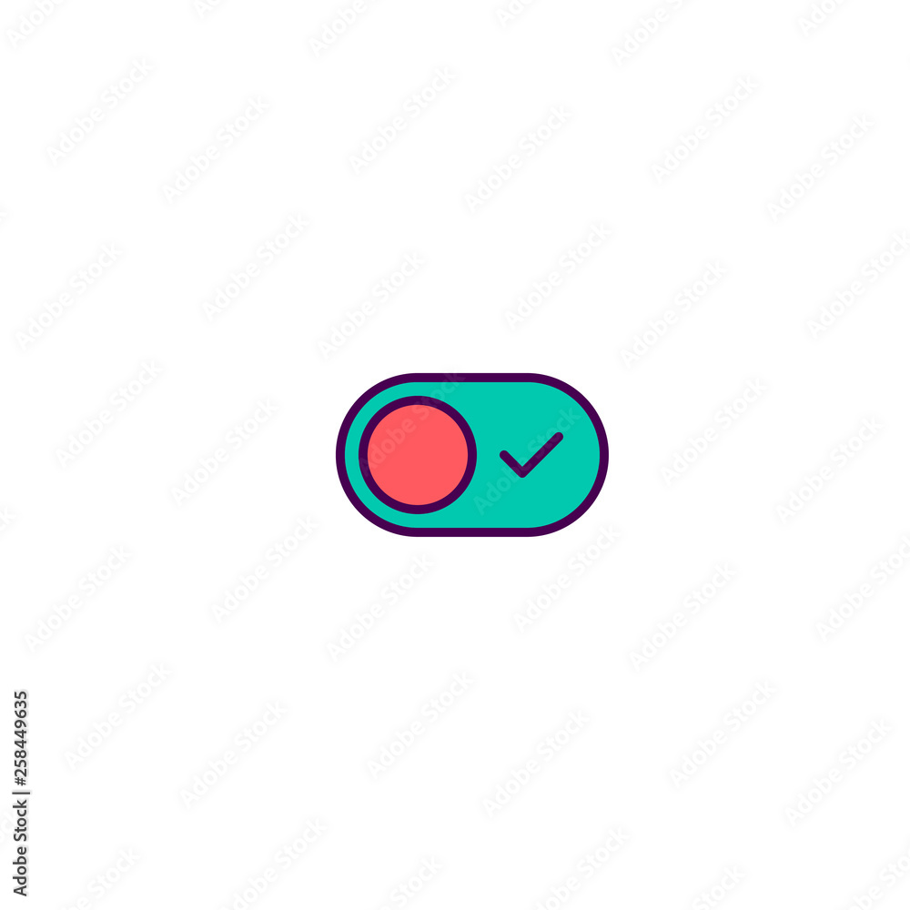 Switch icon design. Essential icon vector design Switch icon design. Essential icon vector design