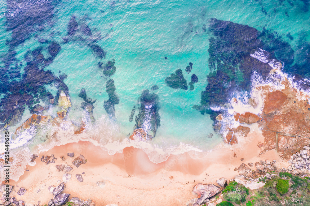 Naklejka premium Cronulla coastline aerial views